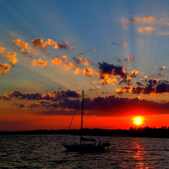 2015-08-13 Palafox Pier Sunset